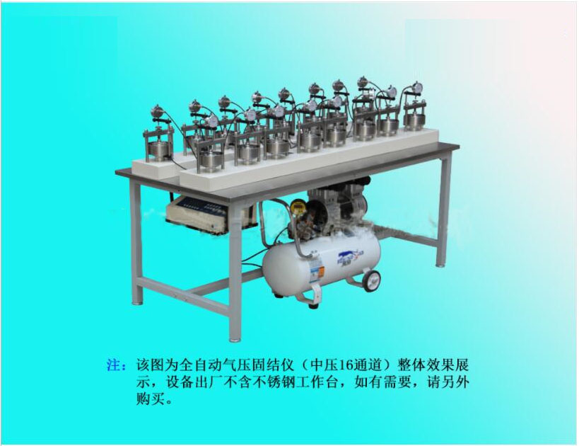 GZQ-1型十六聯(lián)全自動(dòng)氣壓固結(jié)儀（高、中壓）
